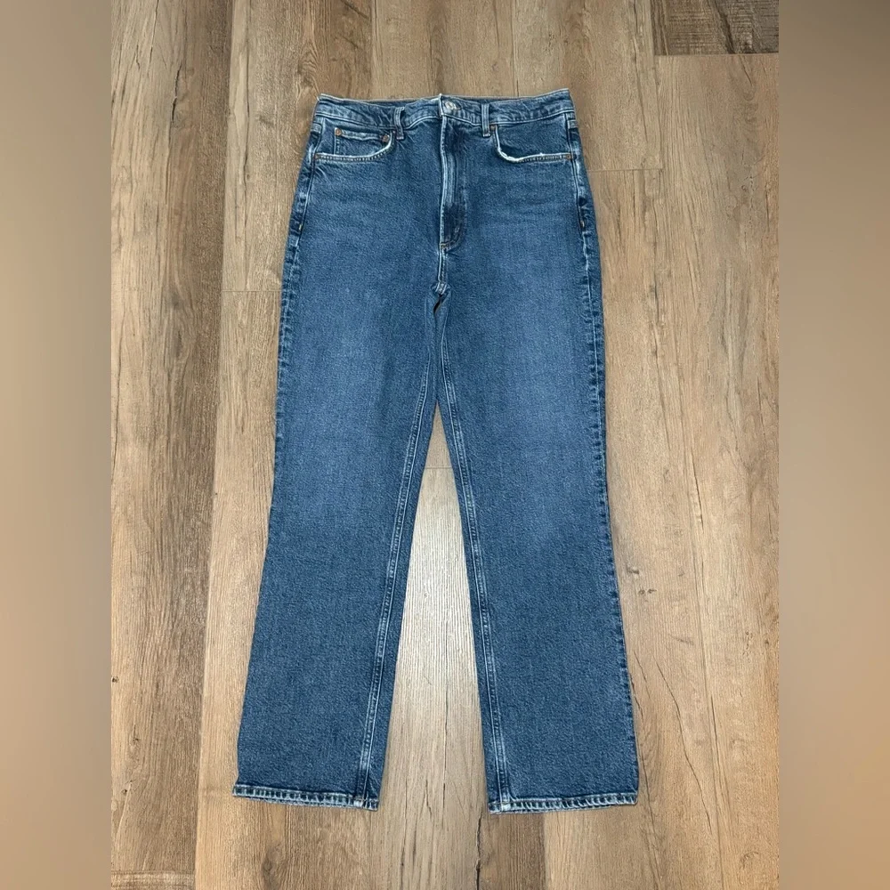 Agolde High Rise Stovepipe Jeans in Aspire - Picture 2 of 11